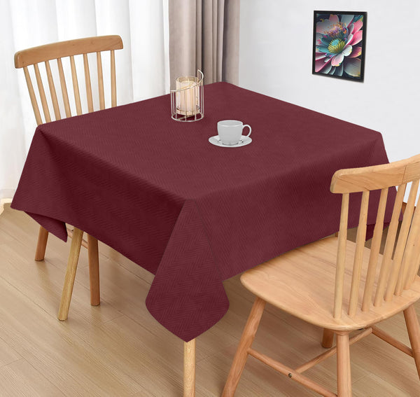 Oasis Home Collection Cotton Solid Table Cloth - Purple
