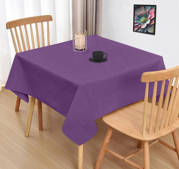 Oasis Home Collection Cotton Solid Table Cloth  - Lavender