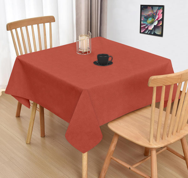 Oasis Home Collection Cotton Solid Table Cloth - Brown