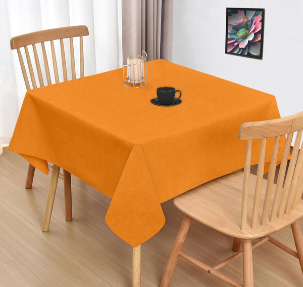 Oasis Home Collection Cotton Solid Table Cloth - Orange