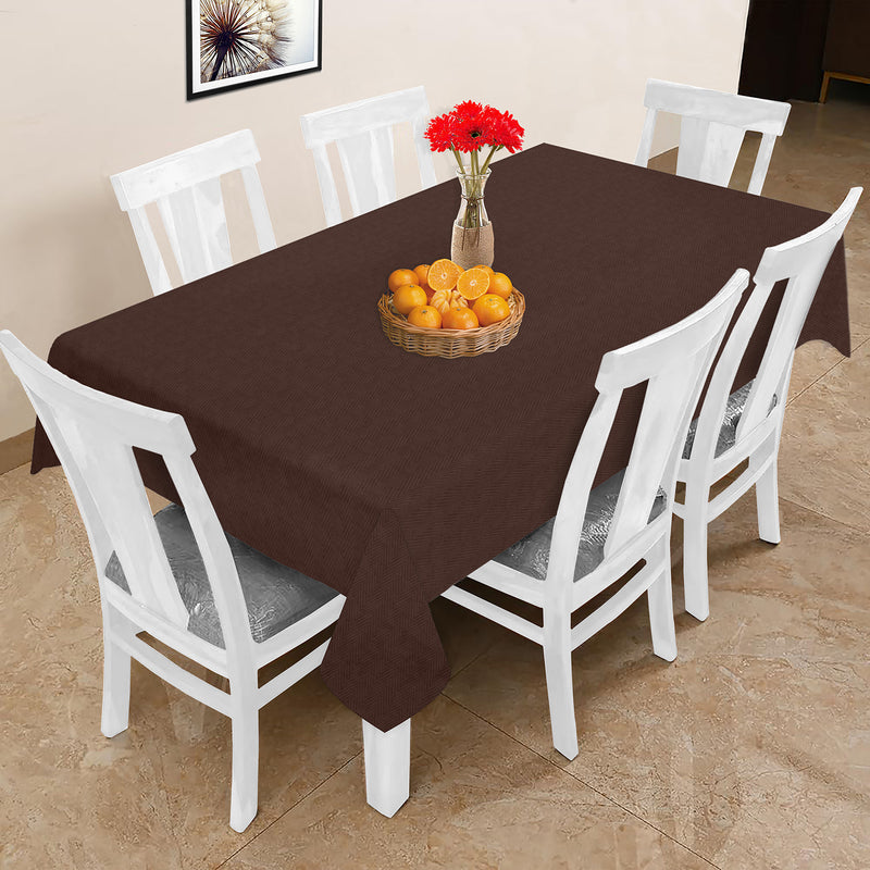 Oasis Home Collection Cotton Solid Table Cloth - Maroon