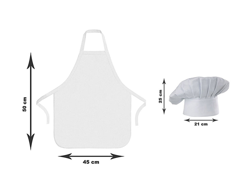 Oasis Home Collection Cotton Printed Kids Unisex apron Set -  Grey