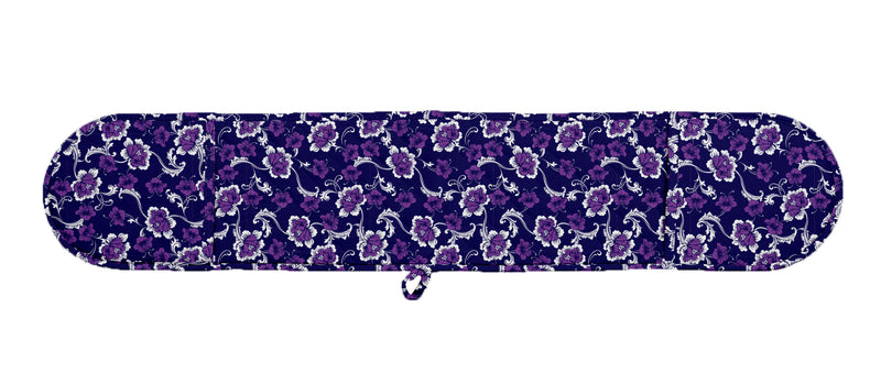 Oasis Home Collection Cotton Quilt Printed Oven Double Glove - Lavender