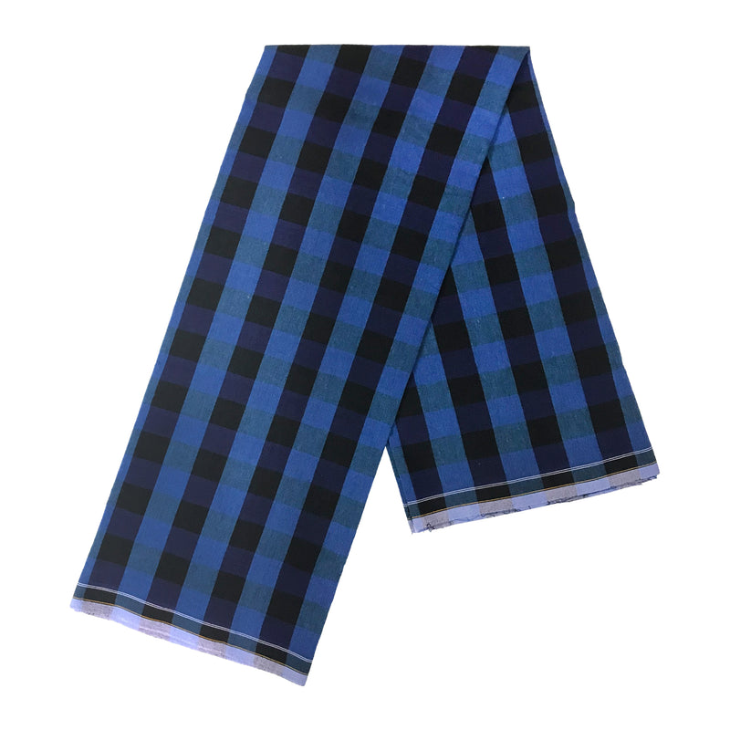 Oasis Home Collection Cotton Open Ended - Free Size Ready To Wear Kattappa Checked Lungi - Single Pack