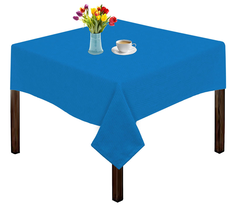 Oasis Home Collection Cotton Solid Table Cloth - Dark Blue