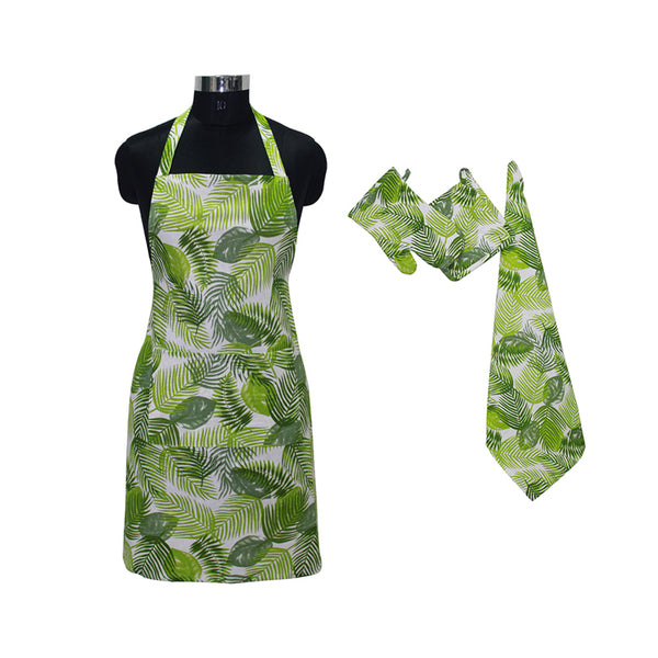 Oasis Home Collections Printed Kitchen Linen Set  -  Green