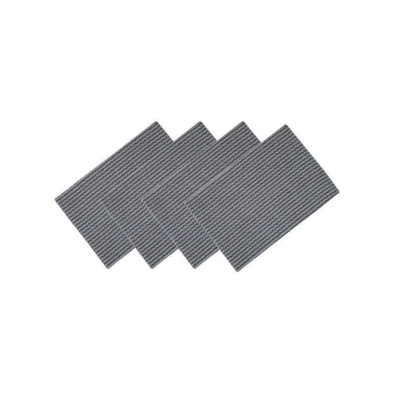 Oasis Home Collection Cotton Yarn Dyed Placemat - 4 piece pack - Grey