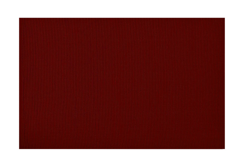 Oasis Home Collection Cotton Solid Kitchen Placemat - 6 Piece Pack - Maroon