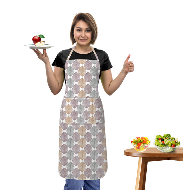Oasis Home Collection Cotton Printed Apron Free Size - Multicolor- Floral  Pattern