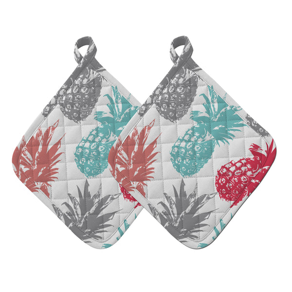 Oasis Home Collections Oven Pot Holder Set - Multicolor - 2 Piece Pack