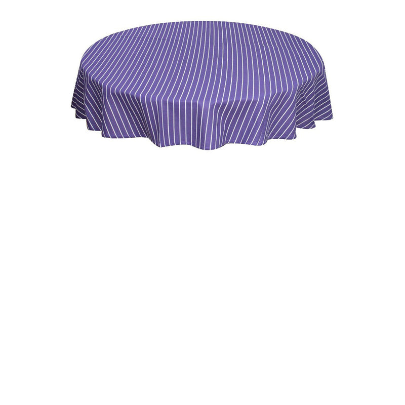 Oasis Home Collection Cotton Yarn Dyed Round Table Cloth - 6 Seater - Red, Black, Purple