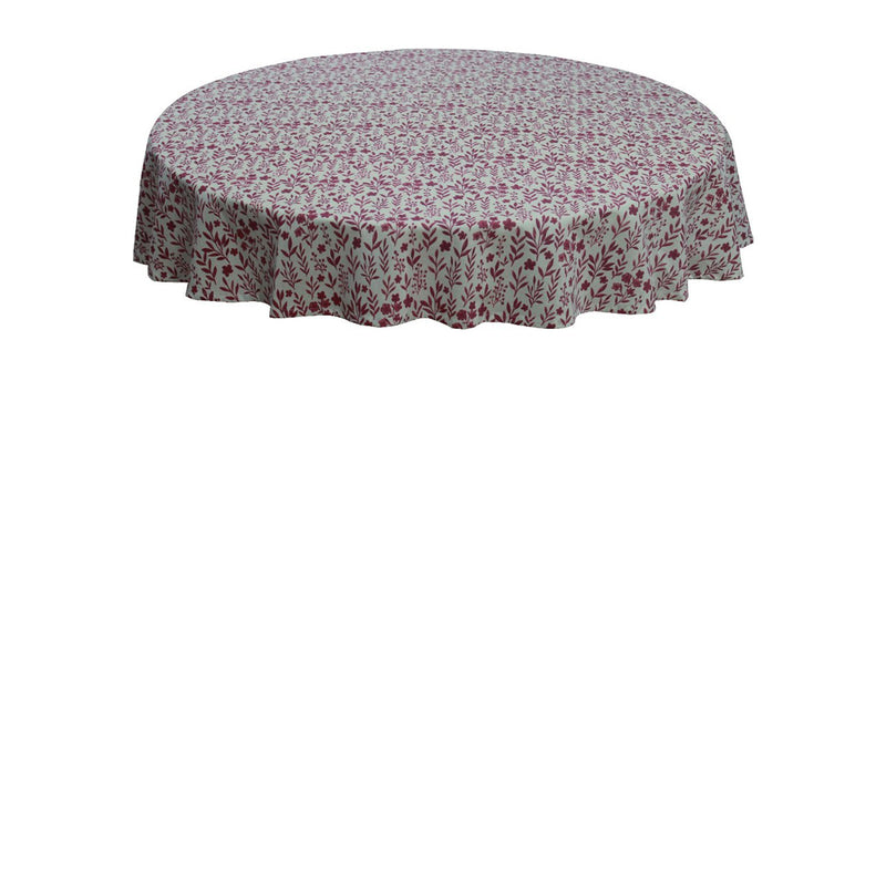 Oasis Home Collection Cotton Printed Round Table Cloth - 6 Seater