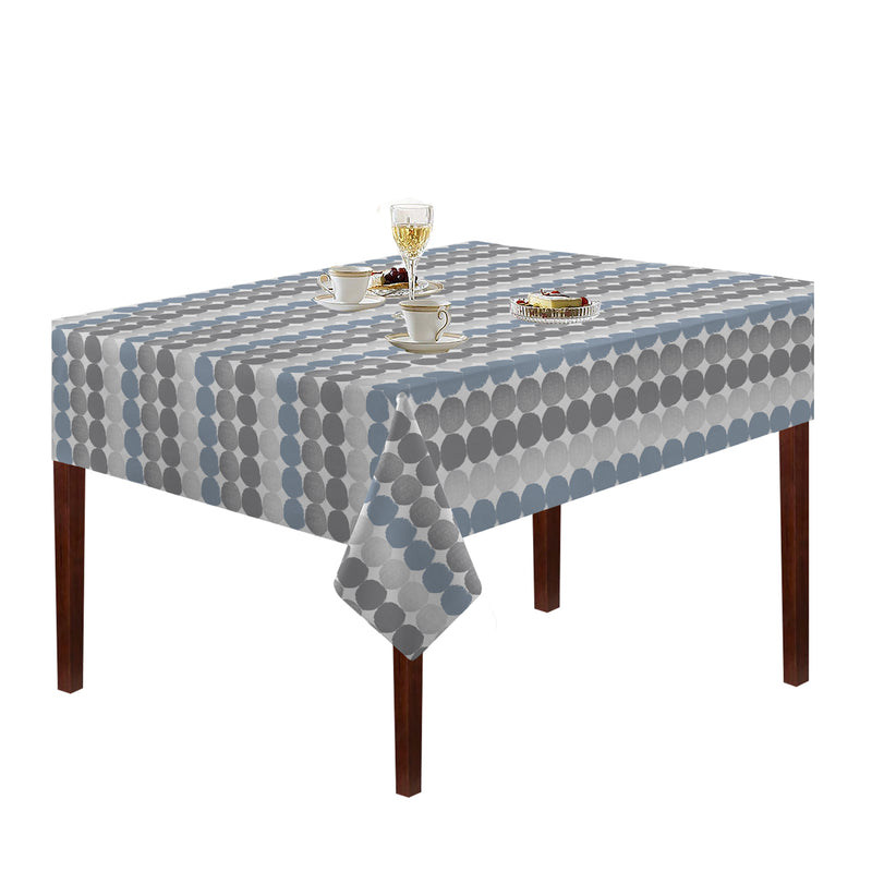 Oasis Home Collection Cotton Printed Table Cloth - Pink, Grey - Printed Pattern
