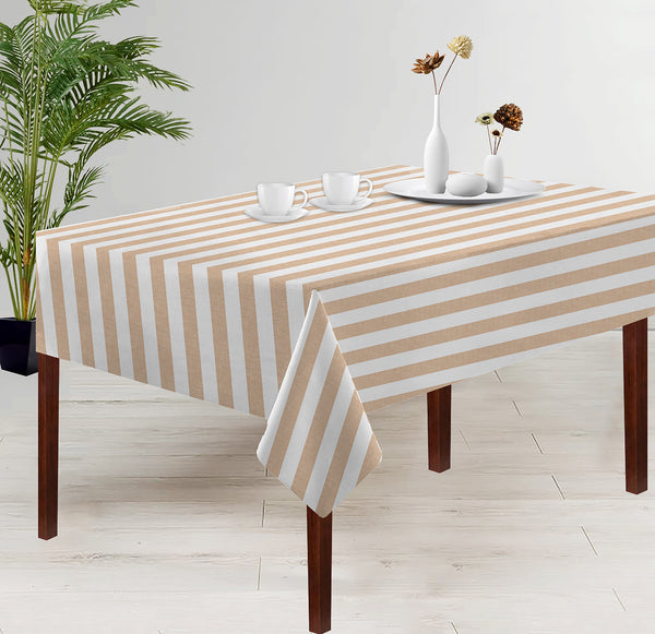 Oasis Home Collection's Cotton Linen Table Cloth Dust-Proof Table Cover for Dinning Tabletop Decoration (Rectangular, Pack of 1)
