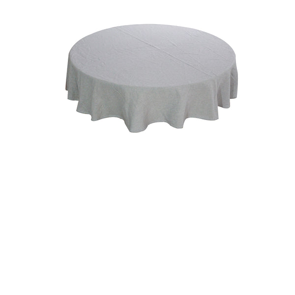 Oasis Home Collection Cotton Yarn Dyed Round Table Cloth - 6 Seater  - Grey , Red , Black , Blue